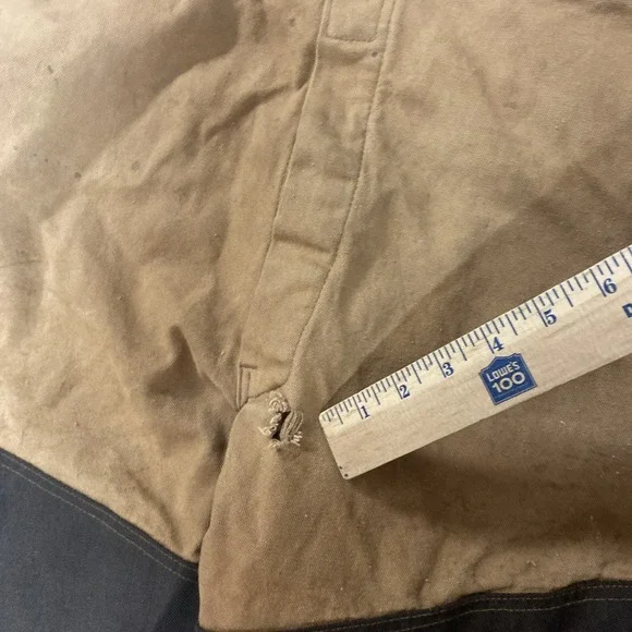 Vintage tg Pointer Brand‎ Short Bib Overalls Workwear Hunting Brush Pants Large